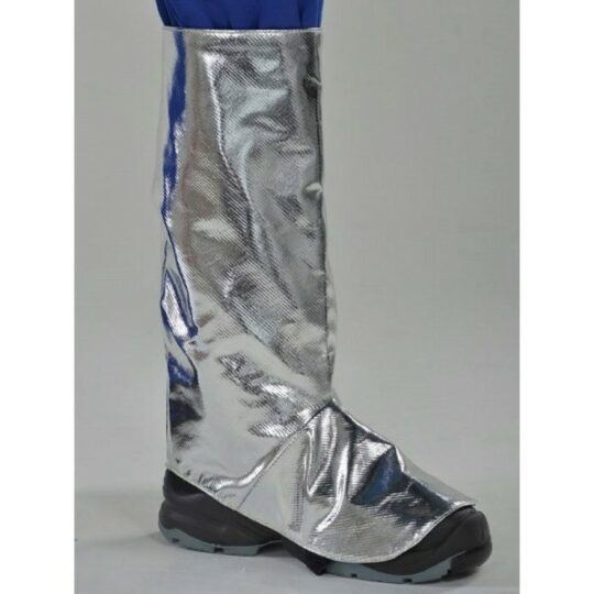 Aluminized Preox carbon gaiters, Proban cotton lining, hook-and-loop fastener