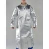 Sleeved apron - Aluminized fabric, ventilated back, without Proban cotton lining