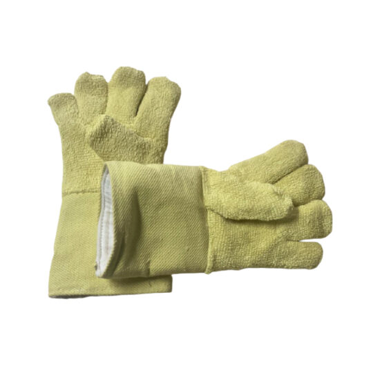 5-finger para-aramid terry gloves, insulating lining